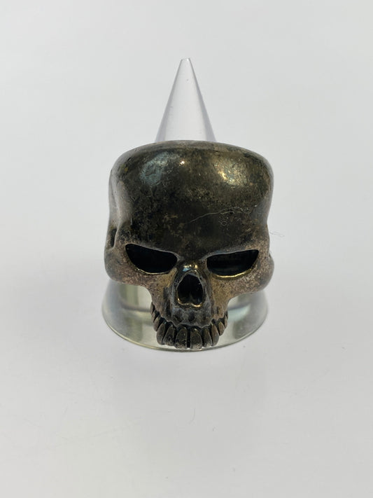 【中古品】【メンズ】 CRAZY PIG クレイジーピッグ EVIL SKULL RING スカル リング 指輪 192-260527-yn-17-min 万代Net店