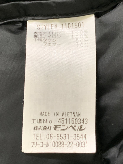 【中古品】【メンズ】 MONT-BELL モンベル 1101501 PERMANENT FROST LIGHT DOWN ダウンジャケット アウター 144-260604-AS-53-min サイズ：S カラー：ブラック 万代Net店