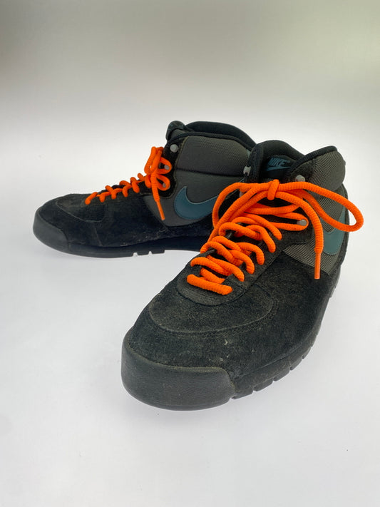 【中古品】【メンズ】 NIKE ナイキ AIR APPROACH MID 2.4 330081-008 エアアプローチ ミッド スニーカー 靴 160-260527-yn-01-min サイズ：27.0cm US9 カラー：BLACK/TOTAL ORANGE-ANTHRACITE 万代Net店