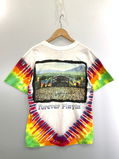 【中古品】【メンズ】 GREATFUL DEAD グレイトフル デッド 90S FOREVER PLAYIN TEE 90年代 プリント Tシャツ トップス 146-260526-jt-03-min サイズ：M カラー：ホワイト/マルチカラー 万代Net店