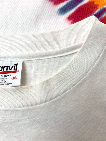 【中古品】【メンズ】 GREATFUL DEAD グレイトフル デッド 90S FOREVER PLAYIN TEE 90年代 プリント Tシャツ トップス 146-260526-jt-03-min サイズ：M カラー：ホワイト/マルチカラー 万代Net店