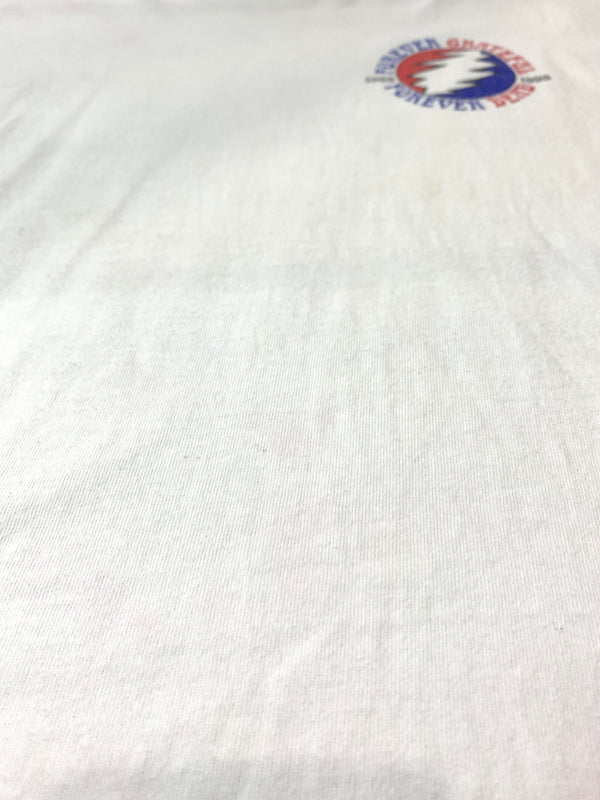 【中古品】【メンズ】 GREATFUL DEAD グレイトフル デッド 90S FOREVER PLAYIN TEE 90年代 プリント Tシャツ トップス 146-260526-jt-03-min サイズ：M カラー：ホワイト/マルチカラー 万代Net店