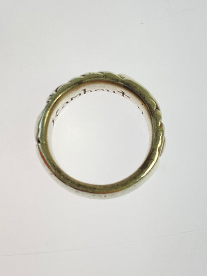 【中古品】【メンズ】 LEONARD KAMHOUT レナードカムホート LOVE BITE RING ラブバイト リング 指輪 アクセサリー 192-260603-em-26-min カラー：シルバー 万代Net店