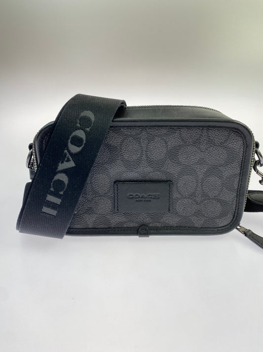 【中古品】【メンズ】 COACH コーチ ワイアット クロスボディ バッグ CW365 ショルダーバッグ 180-260530-KS-16-min カラー：ブラック 万代Net店