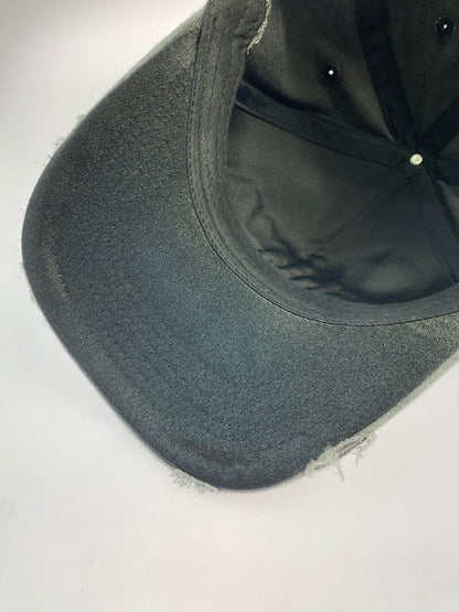 【中古品】【メンズ】 CHILLIN チリン CRASH DENIM SNAPBACK CAP クラッシュ デニム スナップバック キャップ 帽子 185-260530-KS-07-min サイズ：F カラー：ブラック 万代Net店