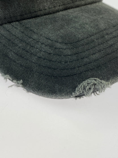【中古品】【メンズ】 CHILLIN チリン CRASH DENIM SNAPBACK CAP クラッシュ デニム スナップバック キャップ 帽子 185-260530-KS-07-min サイズ：F カラー：ブラック 万代Net店