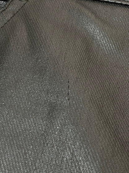 【中古品】【メンズ】 WANNA ワナ PU LEATHER PANTS 合成皮革 レザーパンツ ボトムス 合皮 153-260606-kt-02-min サイズ：1 カラー：ブラック 万代Net店