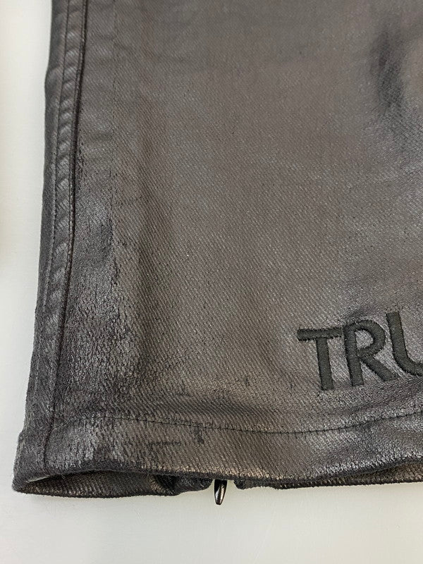 【中古品】【メンズ】 WANNA ワナ PU LEATHER PANTS 合成皮革 レザーパンツ ボトムス 合皮 153-260606-kt-02-min サイズ：1 カラー：ブラック 万代Net店