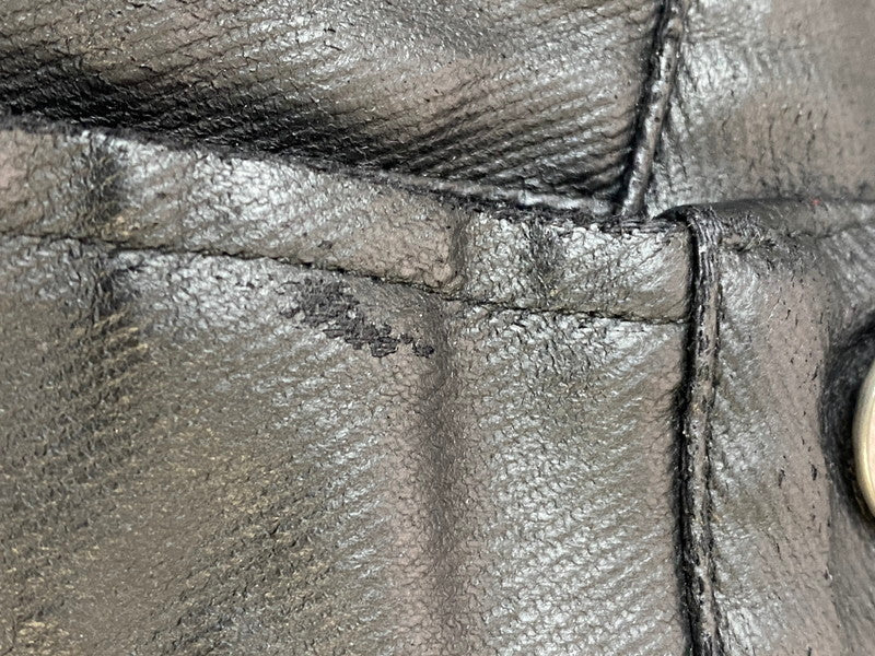 【中古品】【メンズ】 WANNA ワナ PU LEATHER PANTS 合成皮革 レザーパンツ ボトムス 合皮 153-260606-kt-02-min サイズ：1 カラー：ブラック 万代Net店