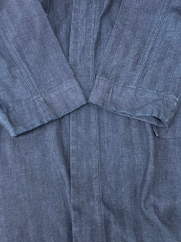【中古品】【メンズ】 The Stylist Japan ザ・スタイリストジャパン SHAWL COLLAR GOWN COAT TSJB-75203-24 ショールカラー ガウンコート ライトアウター 178-260627-kk-05-hon サイズ：S カラー：インディゴ 万代Net店