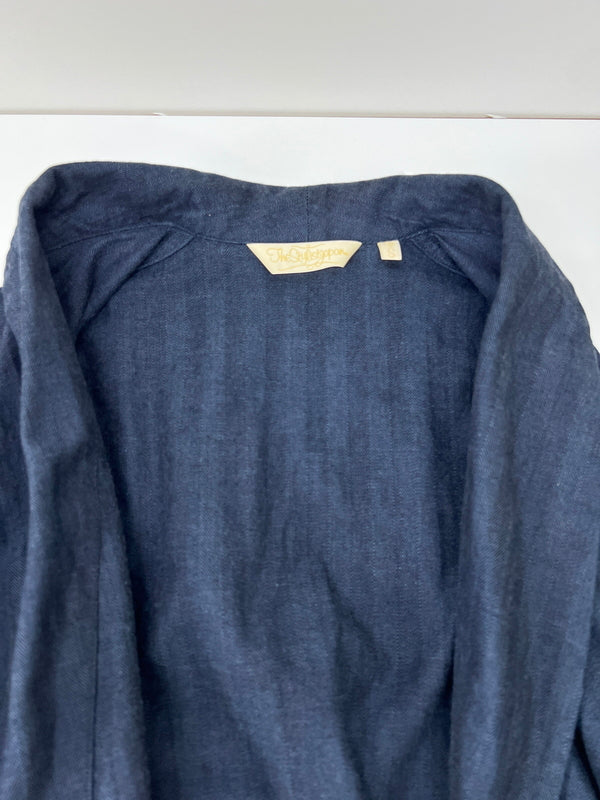 【中古品】【メンズ】 The Stylist Japan ザ・スタイリストジャパン SHAWL COLLAR GOWN COAT TSJB-75203-24 ショールカラー ガウンコート ライトアウター 178-260627-kk-05-hon サイズ：S カラー：インディゴ 万代Net店