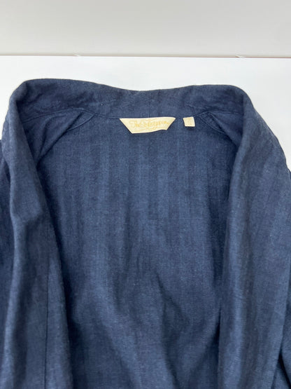 【中古品】【メンズ】 The Stylist Japan ザ・スタイリストジャパン SHAWL COLLAR GOWN COAT TSJB-75203-24 ショールカラー ガウンコート ライトアウター 178-260627-kk-05-hon サイズ：S カラー：インディゴ 万代Net店