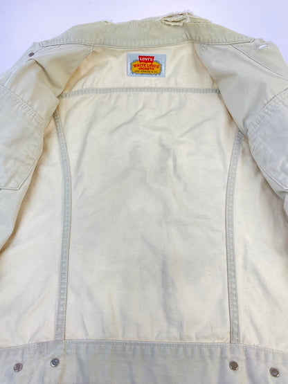 【現状渡し品】【メンズ】 LEVI'S リーバイス 70505-11 ピケジャケット アウター 146-260604-AS-23-min サイズ：下記参照 カラー：オフホワイト 万代Net店