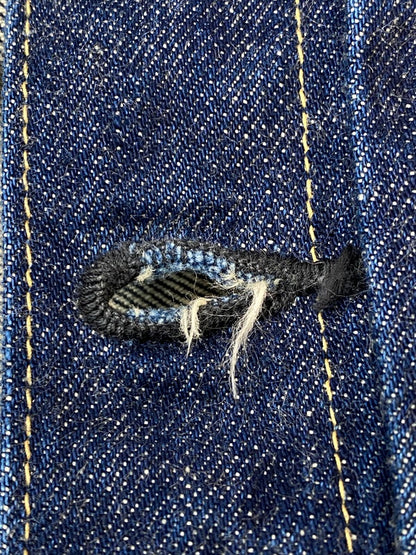 【中古品】【メンズ】 BUZZ RICKSON'S バズリクソンズ 041 大戦モデル DENIM JACKET デニムジャケット アウター Gジャン 145-260605-kt-04-min サイズ：48 カラー：ブルー 万代Net店