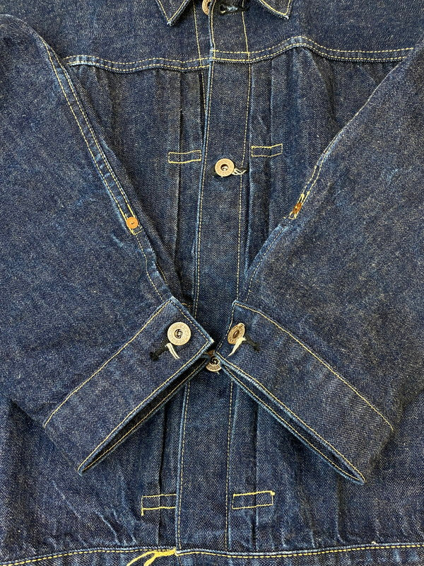 【中古品】【メンズ】 BUZZ RICKSON'S バズリクソンズ 041 大戦モデル DENIM JACKET デニムジャケット アウター Gジャン 145-260605-kt-04-min サイズ：48 カラー：ブルー 万代Net店