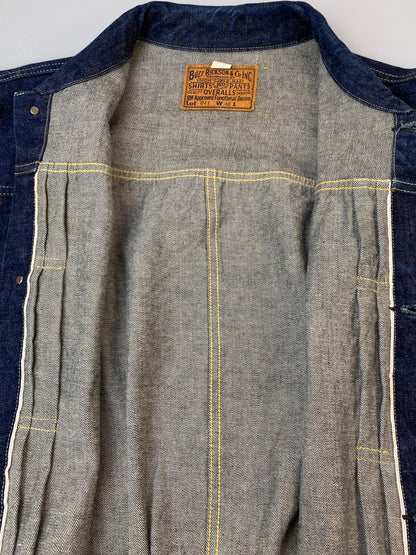 【中古品】【メンズ】 BUZZ RICKSON'S バズリクソンズ 041 大戦モデル DENIM JACKET デニムジャケット アウター Gジャン 145-260605-kt-04-min サイズ：48 カラー：ブルー 万代Net店