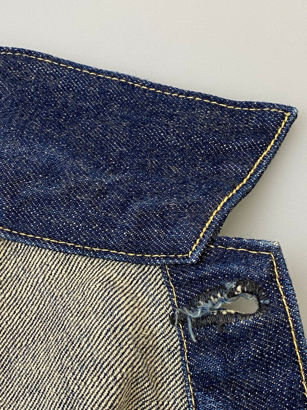 【中古品】【メンズ】 BUZZ RICKSON'S バズリクソンズ 041 大戦モデル DENIM JACKET デニムジャケット アウター Gジャン 145-260605-kt-04-min サイズ：48 カラー：ブルー 万代Net店