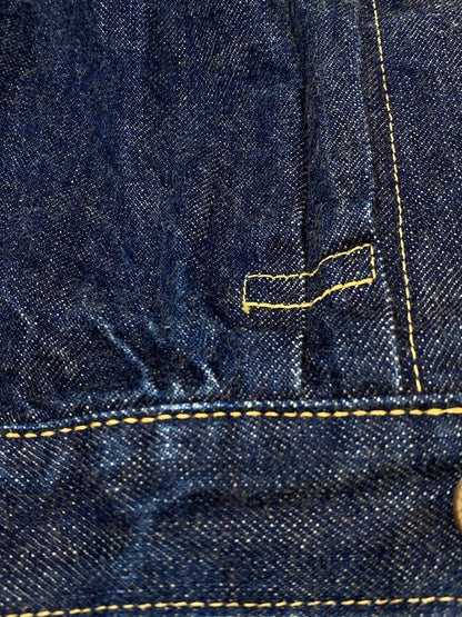 【中古品】【メンズ】 BUZZ RICKSON'S バズリクソンズ 041 大戦モデル DENIM JACKET デニムジャケット アウター Gジャン 145-260605-kt-04-min サイズ：48 カラー：ブルー 万代Net店
