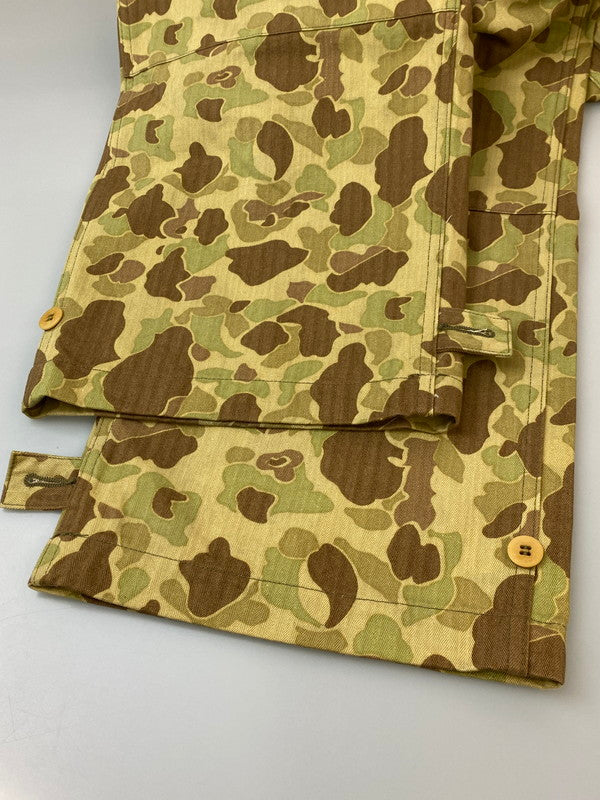 【中古品】【メンズ】 BUZZ RICKSON'S バズリクソンズ TROUSERS HERRINGBONE TWILL CAMOUFLAGE BR42585 トラウザーヘリンボーンツイルカモフラージュ ミリタリーパンツ 迷彩 156-260606-kt-04-min サイズ：W36 L31 カラー：マルチカラー 万代Net店