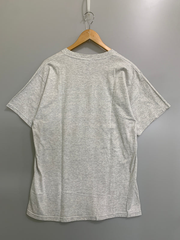 【中古品】【メンズ】 USED 90S MESSAGE TEE 半袖Tシャツ ショートスリーブ 146-260718-AS-25-min サイズ：L カラー：グレー 万代Net店