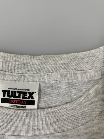 【中古品】【メンズ】 USED 90S MESSAGE TEE 半袖Tシャツ ショートスリーブ 146-260718-AS-25-min サイズ：L カラー：グレー 万代Net店
