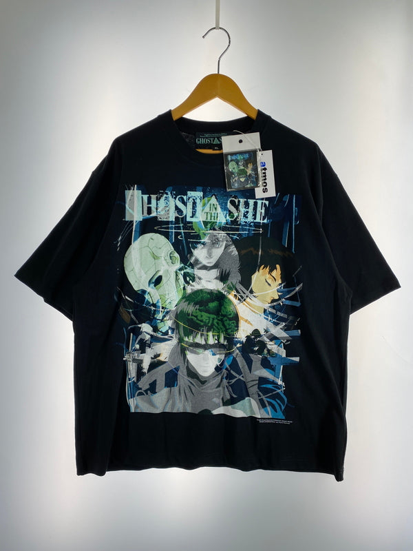【中古美品】【メンズ】 GHOST IN THE SHELL×KOSUKE KAWAMURA×ATMOS MAASU-TS070 PRINT TEE 142-260604-AS-26-min サイズ：XL カラー：ブラック 万代Net店