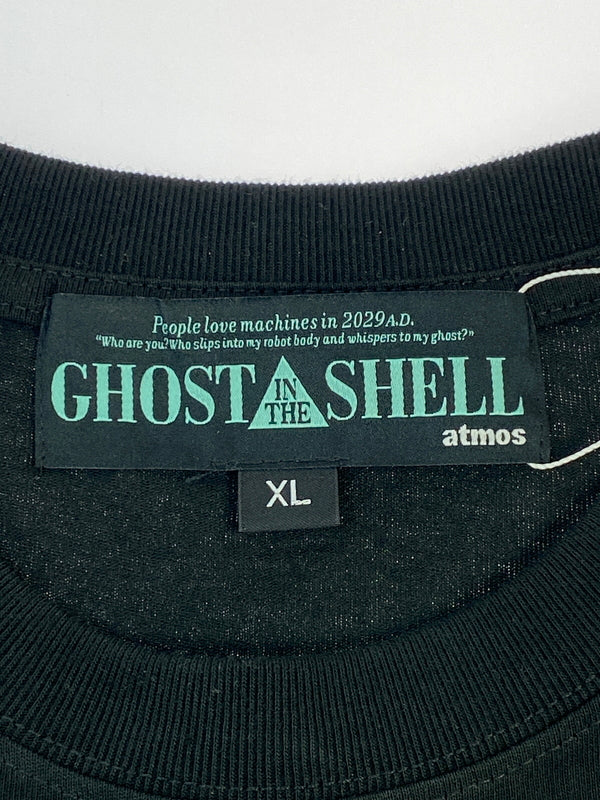 【中古美品】【メンズ】 GHOST IN THE SHELL×KOSUKE KAWAMURA×ATMOS MAASU-TS070 PRINT TEE 142-260604-AS-26-min サイズ：XL カラー：ブラック 万代Net店