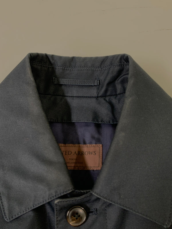 【中古品】【メンズ】 UNITED ARROWS ユナイテッドアローズ ステンカラーコート 1125-120-8424 メンズ アウター 147-260612-em-35-min サイズ：M カラー：ブラック 万代Net店