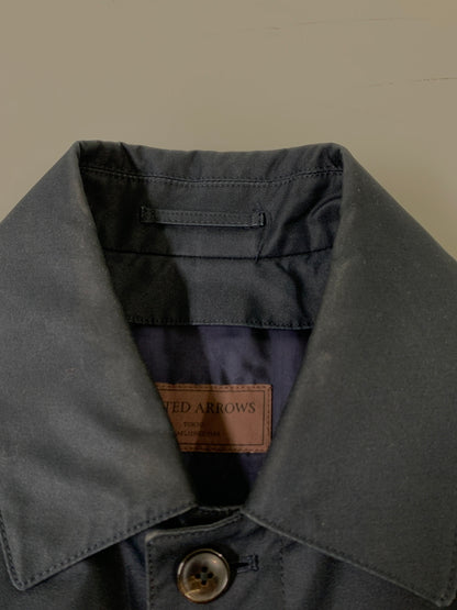 【中古品】【メンズ】 UNITED ARROWS ユナイテッドアローズ ステンカラーコート 1125-120-8424 メンズ アウター 147-260612-em-35-min サイズ：M カラー：ブラック 万代Net店