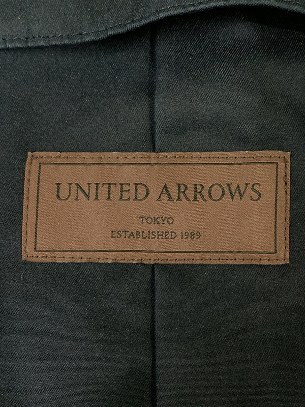 【中古品】【メンズ】 UNITED ARROWS ユナイテッドアローズ ステンカラーコート 1125-120-8424 メンズ アウター 147-260612-em-35-min サイズ：M カラー：ブラック 万代Net店