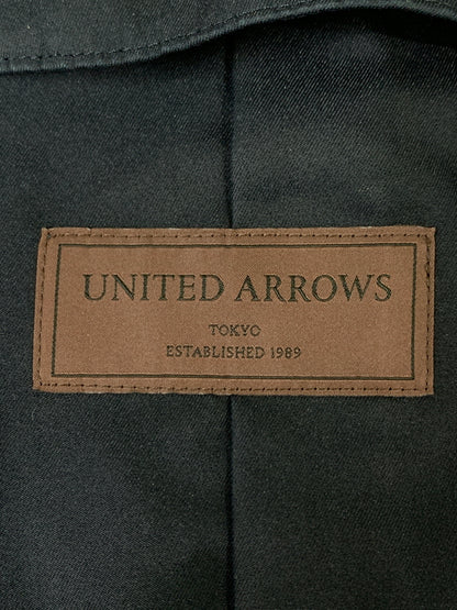 【中古品】【メンズ】 UNITED ARROWS ユナイテッドアローズ ステンカラーコート 1125-120-8424 メンズ アウター 147-260612-em-35-min サイズ：M カラー：ブラック 万代Net店