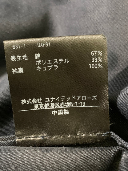 【中古品】【メンズ】 UNITED ARROWS ユナイテッドアローズ ステンカラーコート 1125-120-8424 メンズ アウター 147-260612-em-35-min サイズ：M カラー：ブラック 万代Net店
