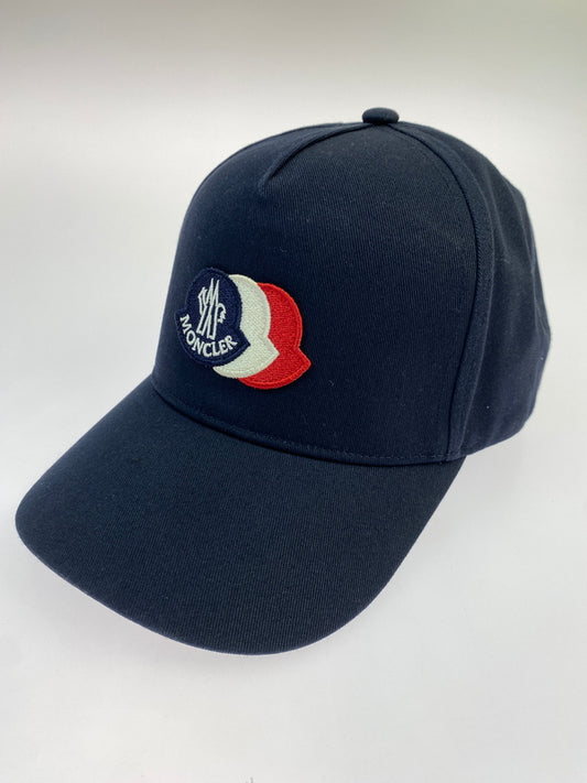 【中古品】【メンズ】 MONCLER モンクレール BASEBALL CAP L19543B00001 ベースボールキャップ 帽子 185-260530-KS-10-min サイズ：S カラー：ネイビー 万代Net店