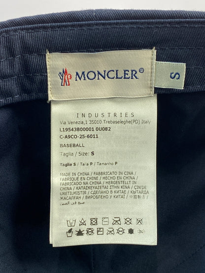 【中古品】【メンズ】 MONCLER モンクレール BASEBALL CAP L19543B00001 ベースボールキャップ 帽子 185-260530-KS-10-min サイズ：S カラー：ネイビー 万代Net店