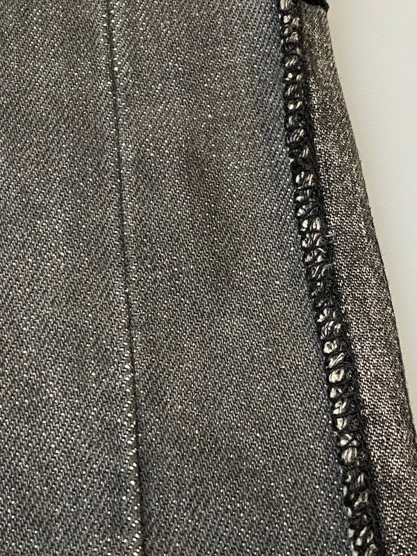 【中古品】【メンズ】 NEIGHBORHOOD ネイバーフッド FRAGMENT NARROW PATCHWORK DENIM PANTS フラグメントナローパッチワークデニムパンツ ジーンズ 153-260606-kt-05-min サイズ：M カラー：ブラック 万代Net店