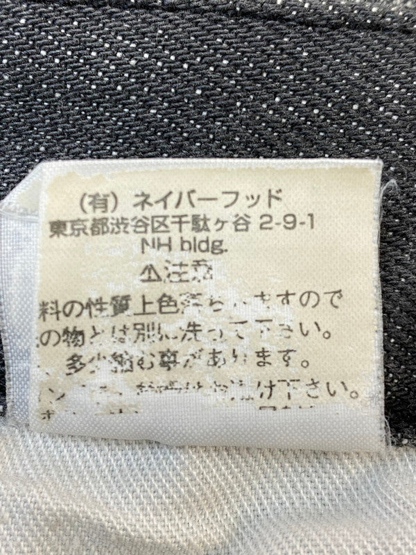 【中古品】【メンズ】 NEIGHBORHOOD ネイバーフッド FRAGMENT NARROW PATCHWORK DENIM PANTS フラグメントナローパッチワークデニムパンツ ジーンズ 153-260606-kt-05-min サイズ：M カラー：ブラック 万代Net店