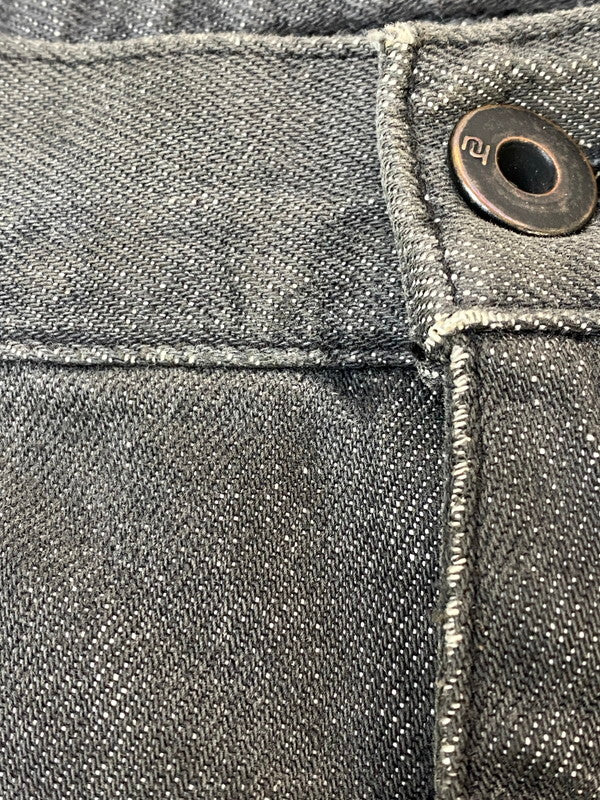 【中古品】【メンズ】 NEIGHBORHOOD ネイバーフッド FRAGMENT NARROW PATCHWORK DENIM PANTS フラグメントナローパッチワークデニムパンツ ジーンズ 153-260606-kt-05-min サイズ：M カラー：ブラック 万代Net店
