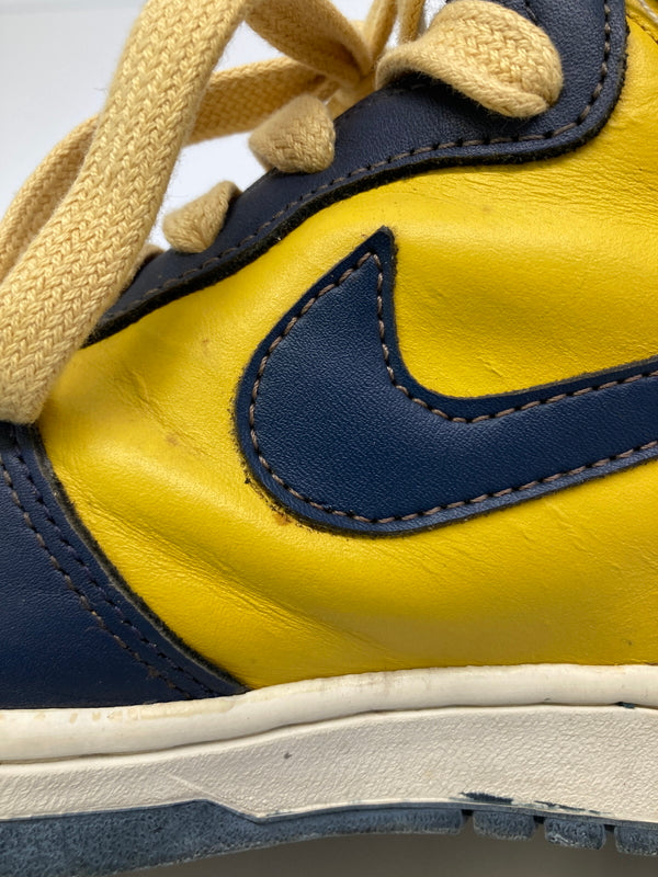 【現状渡し品】【メンズ】 NIKE ナイキ ORIGINAL DUNK HI MICHIGAN (1985) ダンク ハイ ミシガン 1985年 オリジナル スニーカー 靴 160-260726-kk-13-hon カラー：NAVY/YELLOW 万代Net店