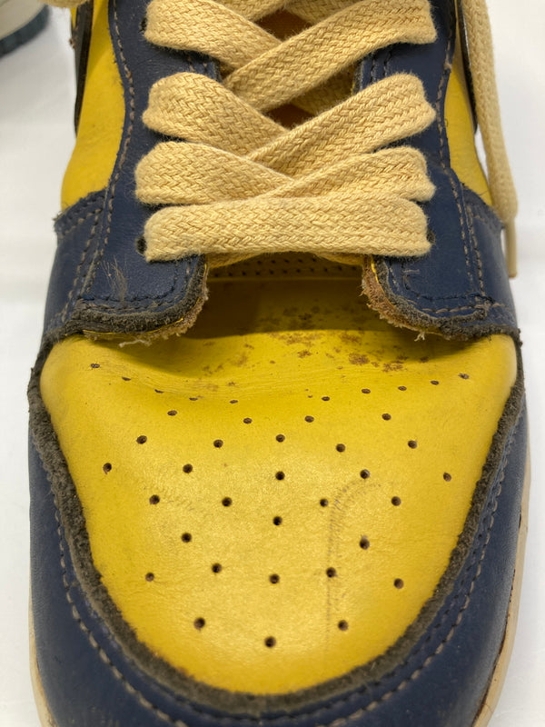 【現状渡し品】【メンズ】 NIKE ナイキ ORIGINAL DUNK HI MICHIGAN (1985) ダンク ハイ ミシガン 1985年 オリジナル スニーカー 靴 160-260726-kk-13-hon カラー：NAVY/YELLOW 万代Net店