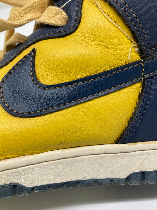 【現状渡し品】【メンズ】 NIKE ナイキ ORIGINAL DUNK HI MICHIGAN (1985) ダンク ハイ ミシガン 1985年 オリジナル スニーカー 靴 160-260726-kk-13-hon カラー：NAVY/YELLOW 万代Net店