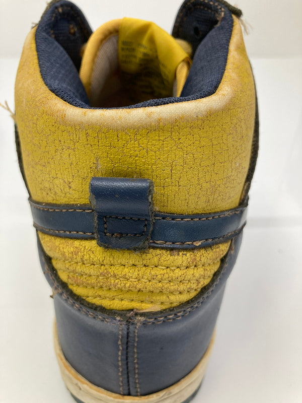 【現状渡し品】【メンズ】 NIKE ナイキ ORIGINAL DUNK HI MICHIGAN (1985) ダンク ハイ ミシガン 1985年 オリジナル スニーカー 靴 160-260726-kk-13-hon カラー：NAVY/YELLOW 万代Net店