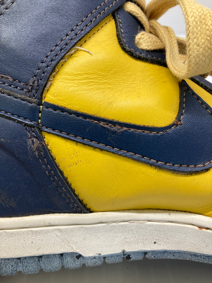 【現状渡し品】【メンズ】 NIKE ナイキ ORIGINAL DUNK HI MICHIGAN (1985) ダンク ハイ ミシガン 1985年 オリジナル スニーカー 靴 160-260726-kk-13-hon カラー：NAVY/YELLOW 万代Net店
