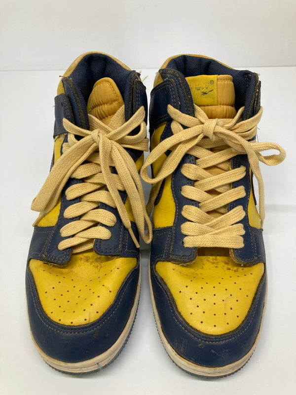 【現状渡し品】【メンズ】 NIKE ナイキ ORIGINAL DUNK HI MICHIGAN (1985) ダンク ハイ ミシガン 1985年 オリジナル スニーカー 靴 160-260726-kk-13-hon カラー：NAVY/YELLOW 万代Net店
