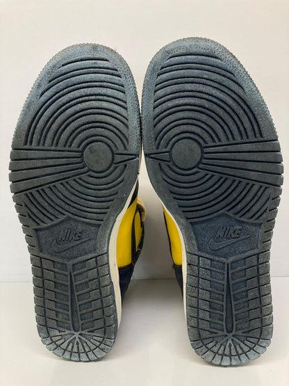 【現状渡し品】【メンズ】 NIKE ナイキ ORIGINAL DUNK HI MICHIGAN (1985) ダンク ハイ ミシガン 1985年 オリジナル スニーカー 靴 160-260726-kk-13-hon カラー：NAVY/YELLOW 万代Net店