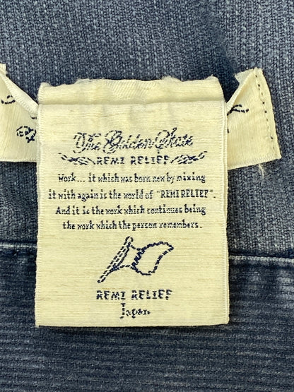 【中古品】【メンズ】 REMI RELIEF レミレリーフ 4TH型 コーデュロイGジャケット 140-260725-zi-02-min サイズ：S 万代Net店