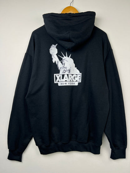 【中古品】【メンズ】 XLARGE エクストララージ X-LIBERTY HOODIE 106231012008 エックス リバティー フーディー トップス プルオーバーパーカー 150-260725-kk-16-hon サイズ：L カラー：BALCK 万代Net店
