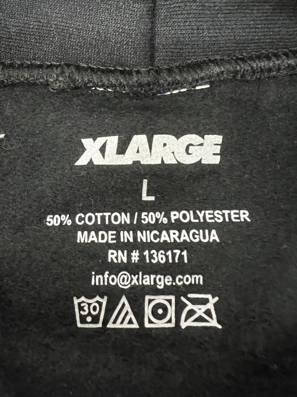 【中古品】【メンズ】 XLARGE エクストララージ X-LIBERTY HOODIE 106231012008 エックス リバティー フーディー トップス プルオーバーパーカー 150-260725-kk-16-hon サイズ：L カラー：BALCK 万代Net店