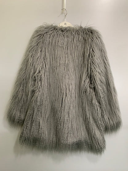 【中古品】【レディース】 KATE SPADE ケイトスペード エコファー コート NJMUB008 レディース アウター 169-260710-em-19-min サイズ：S カラー：グレー 万代Net店