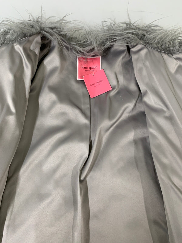 【中古品】【レディース】 KATE SPADE ケイトスペード エコファー コート NJMUB008 レディース アウター 169-260710-em-19-min サイズ：S カラー：グレー 万代Net店