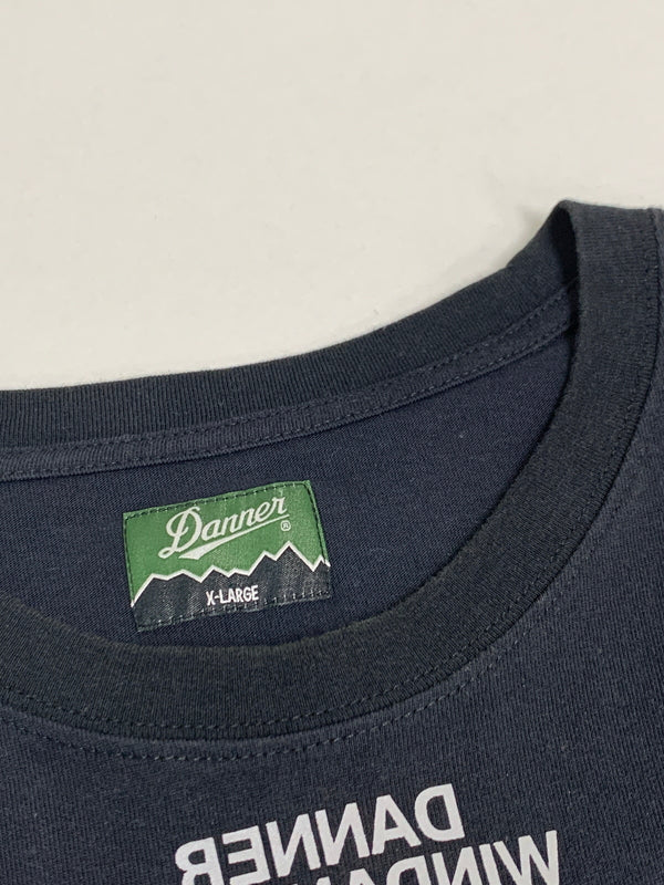 【中古品】【メンズ】 WIND AND SEA ウィンダンシー × DANNER BLACK MOUNTAIN S/S TEE 422A1010399 ダナー ブラック マウンテン ショートスリーブ Tシャツ 半袖Tシャツ トップス 142-260602-yn-02-min サイズ：XL カラー：ブラック 万代Net店